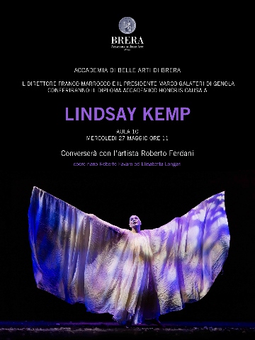 Lindsay Kemp - Diploma accademico honoris causa